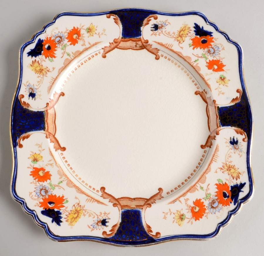 Crj1 Square Luncheon Plate by Crown Jewel-1