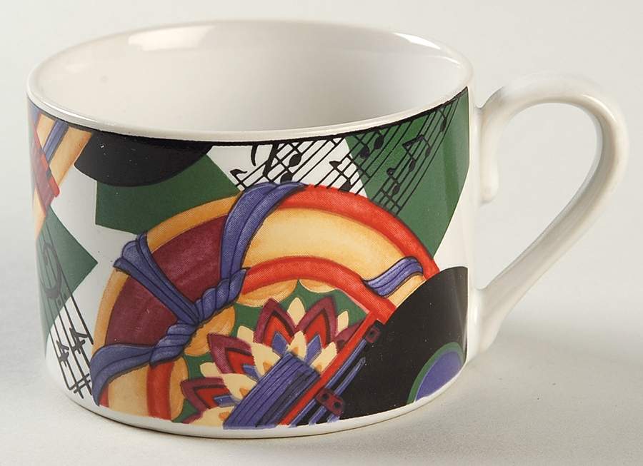 Jukebox Flat Cup by Century China-1