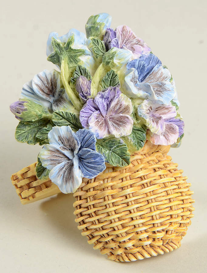 Wild Flowers Resin Napkin Ring by Charter Club-1
