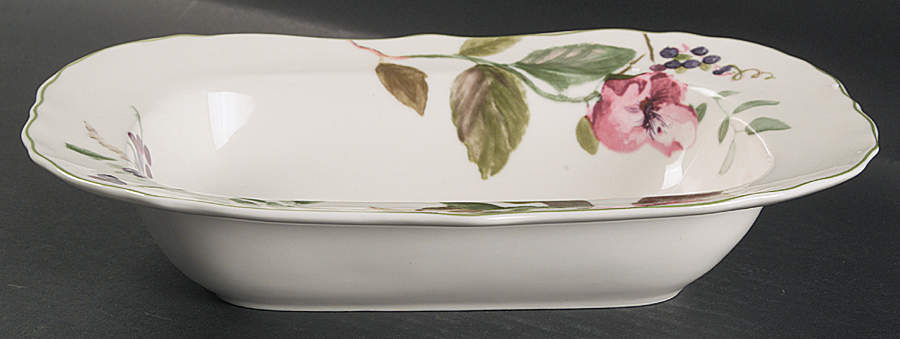 Wild Flowers 11" Oval Vegetable Bowl by Charter Club-1