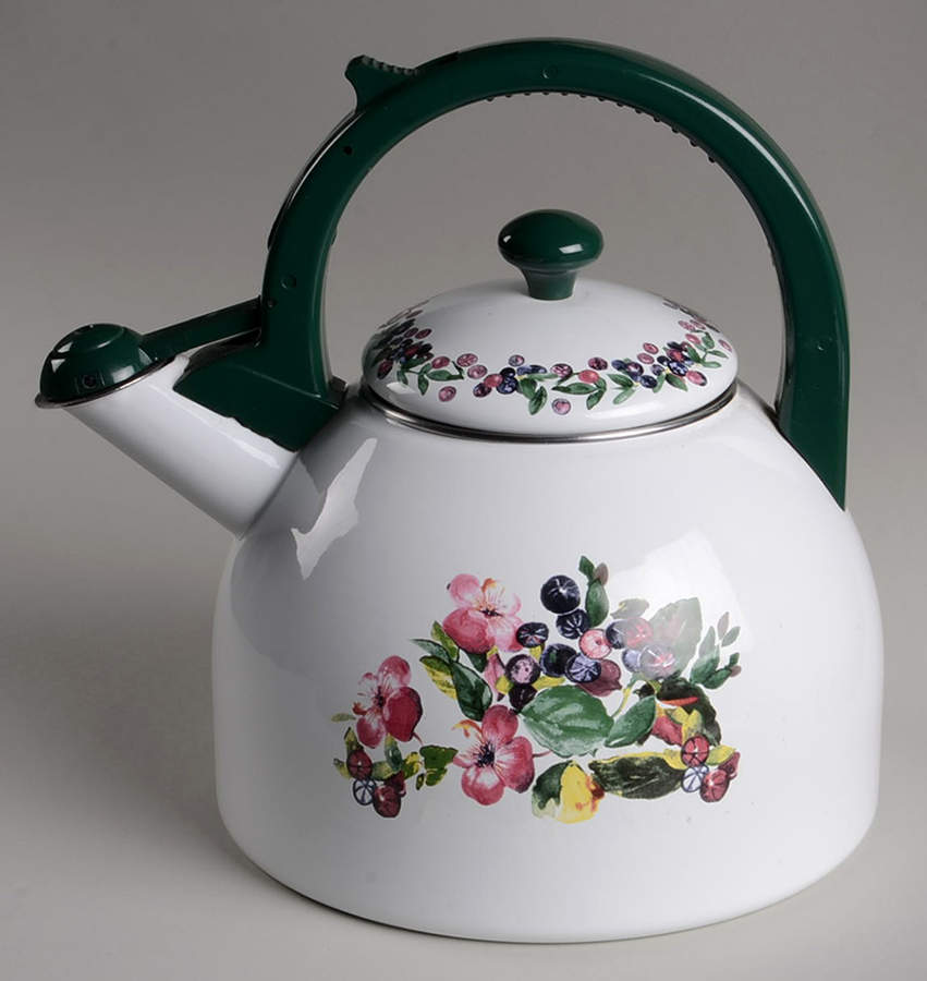 Wild Flowers Metal Kettle & Lid by Charter Club-1