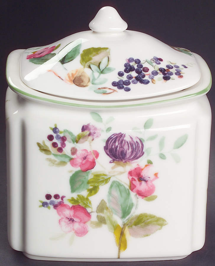 Wild Flowers Small Canister & Lid by Charter Club-1