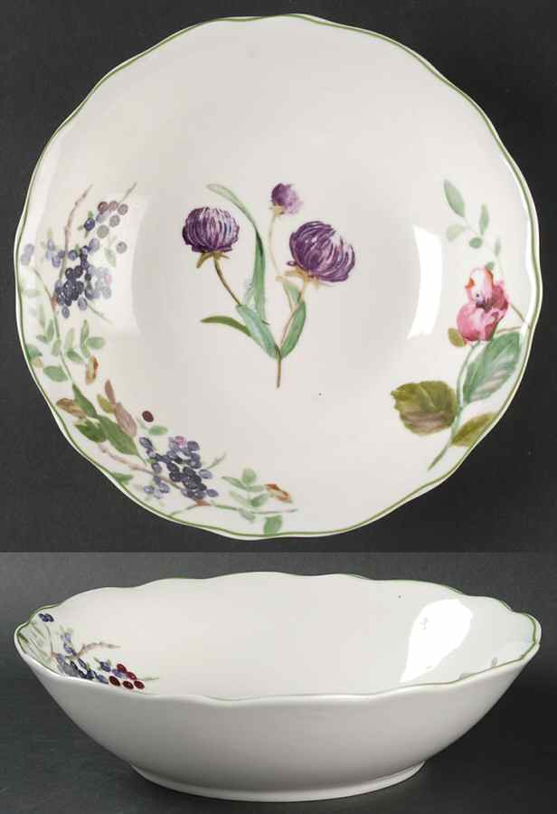 Wild Flowers 8" Round Vegetable Bowl by Charter Club-1