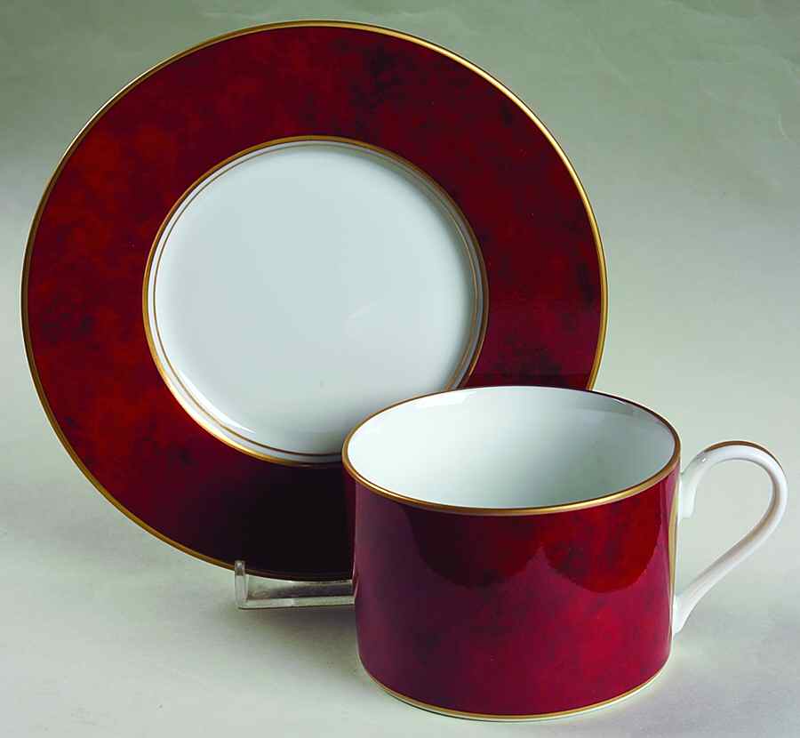 Imperial Flat Cup & Saucer Set by Lynn Chase-1