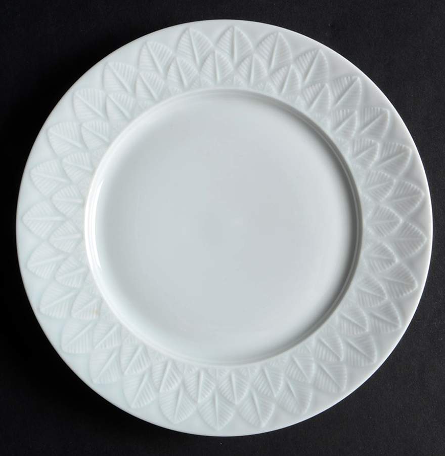 Feuilles White (Blanc) Bread & Butter Plate by Jean Louis Coquet-1