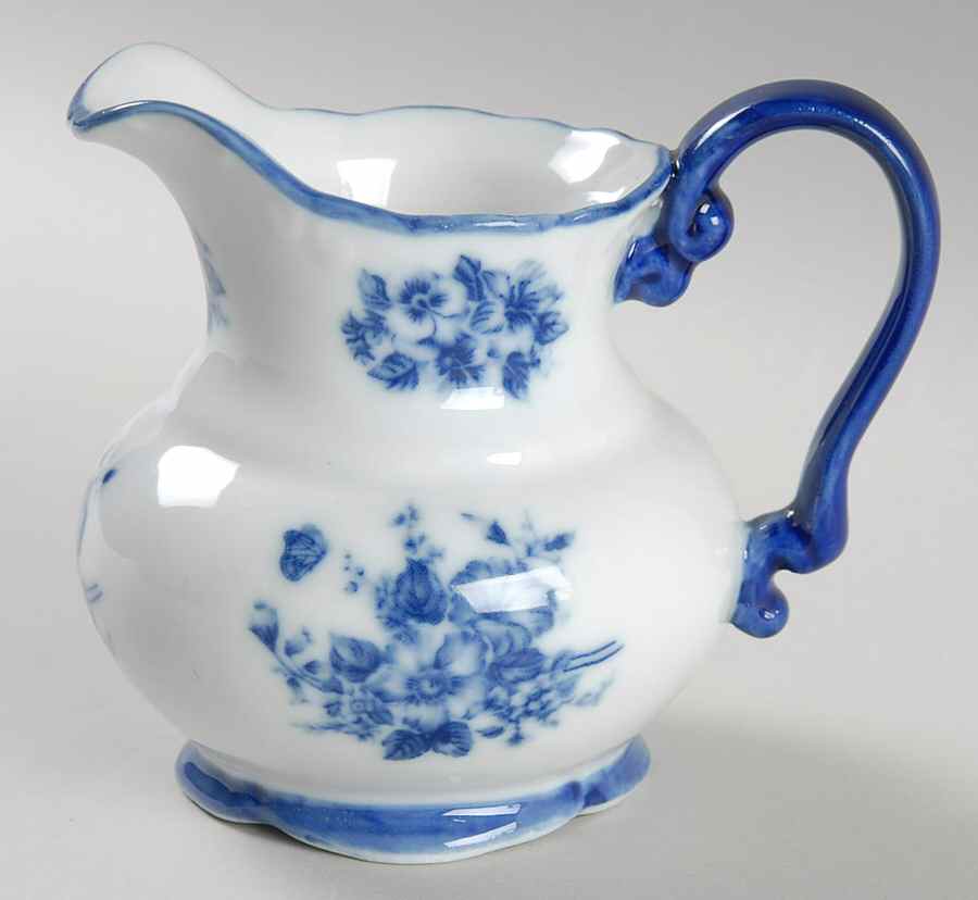 Blue And White Creamer by Cracker Barrel-1