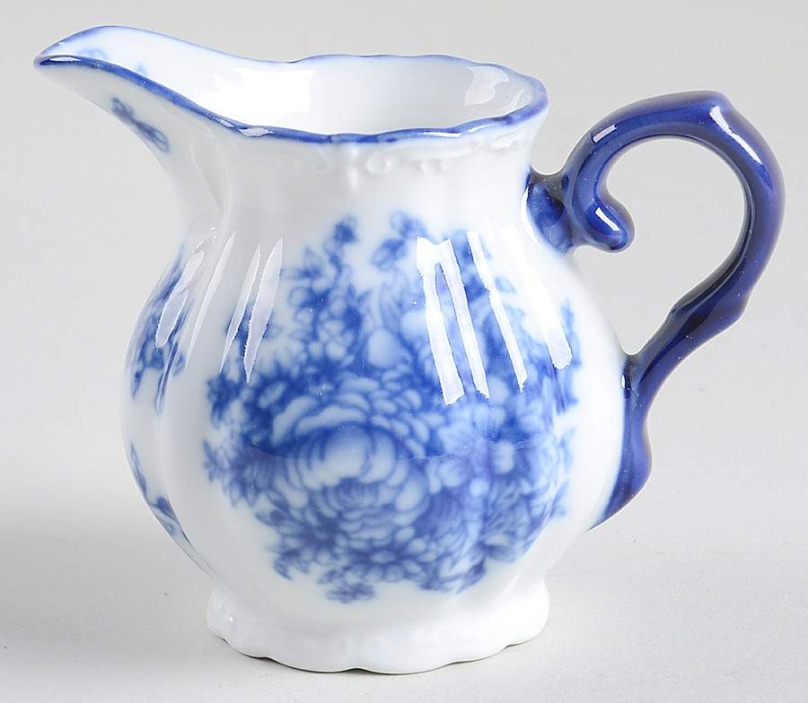 Blue And White Creamer by Cracker Barrel-1