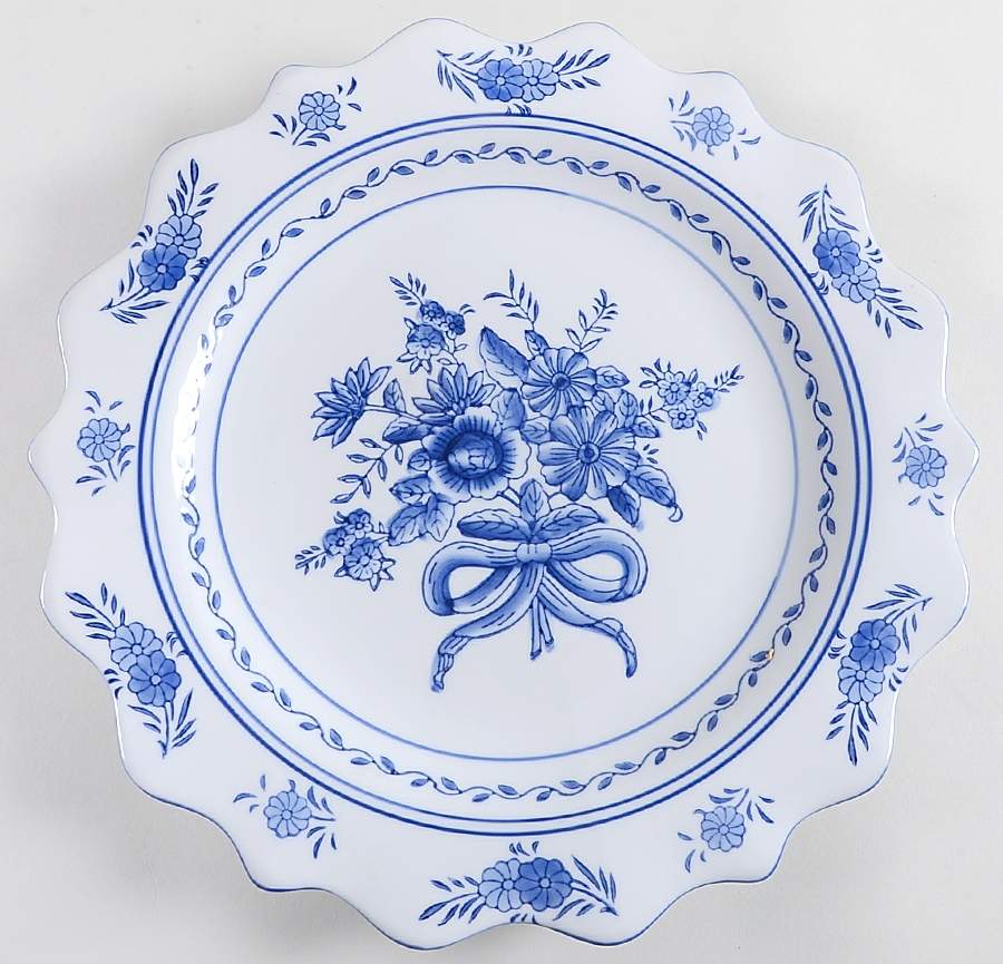 Blue And White Wall Plate by Cracker Barrel-1