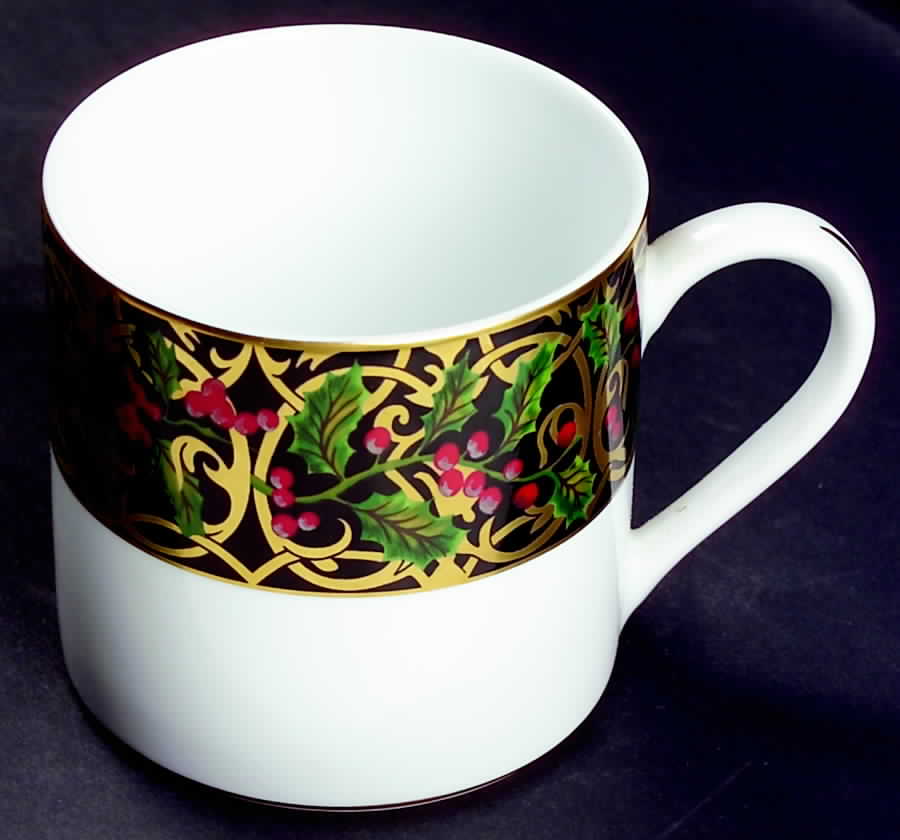 Black Filigree Mug by Christopher Radko-1