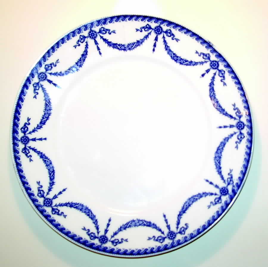 Empire Blue Dinner Plate by Ceramic Art-1