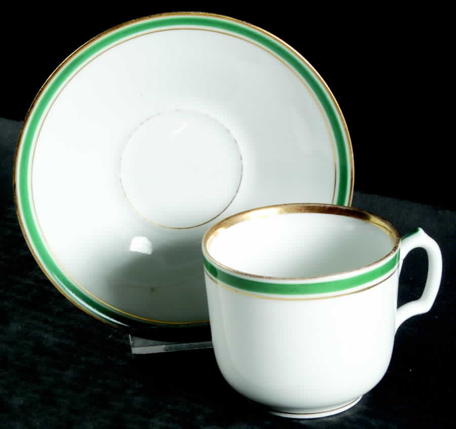 CHF1201 Flat Cup & Saucer Set by Charles Field Haviland-1