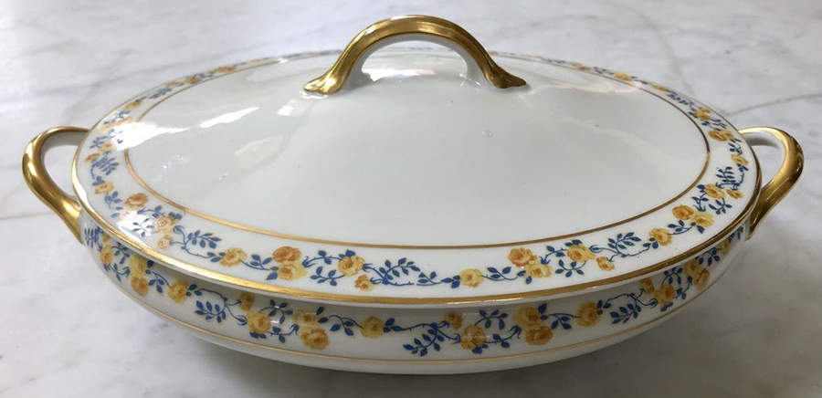 CHF1021 Oval Covered Vegetable by Charles Field Haviland-1
