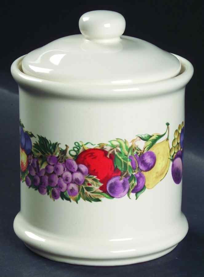 Cornucopia Small Canister & Lid by China (Made in China)-1