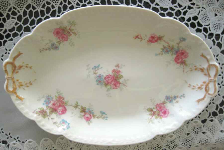 CHF1023 11" Oval Serving Platter by Charles Field Haviland-1