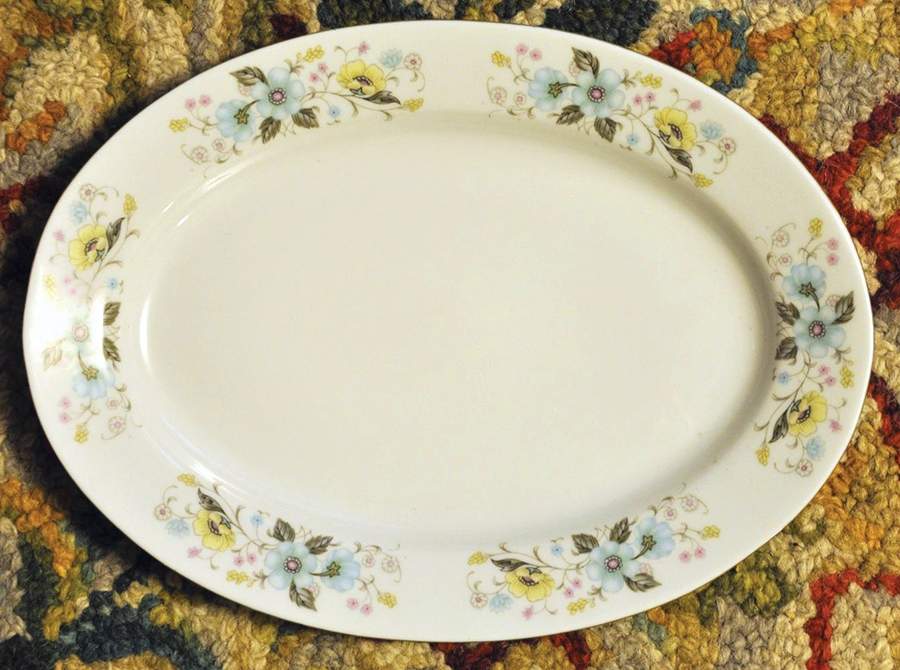 CX240 12" Oval Serving Platter by China (Made in China)-1