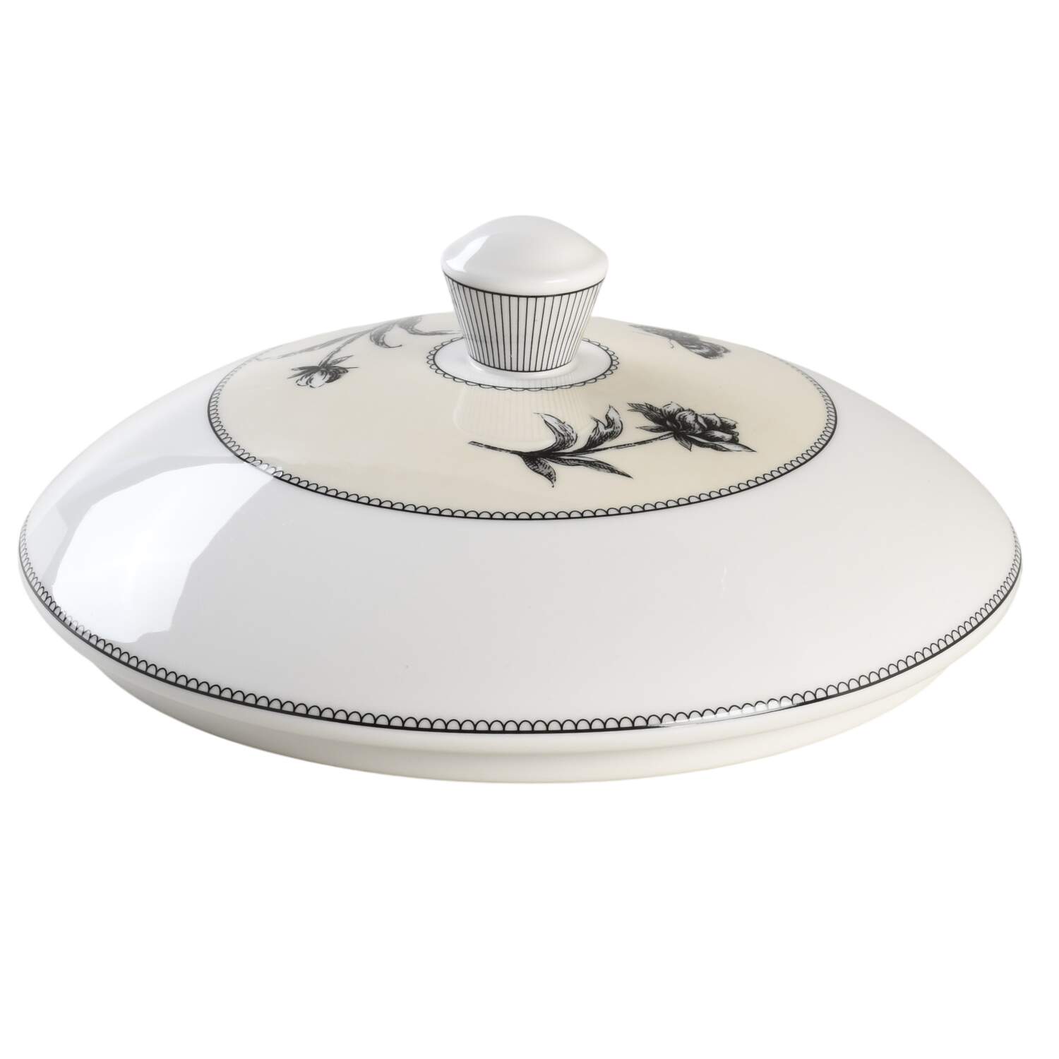 Tuilleries (Tan) Lid for Round Vegetable by Charter Club-1