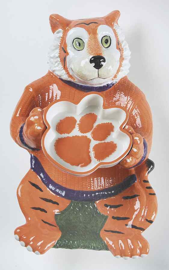 Clemson University 1 Piece Chip & Dip by Slavic Treasures-1