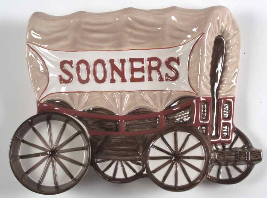 Oklahoma University 1 Piece Chip & Dip by Slavic Treasures-1