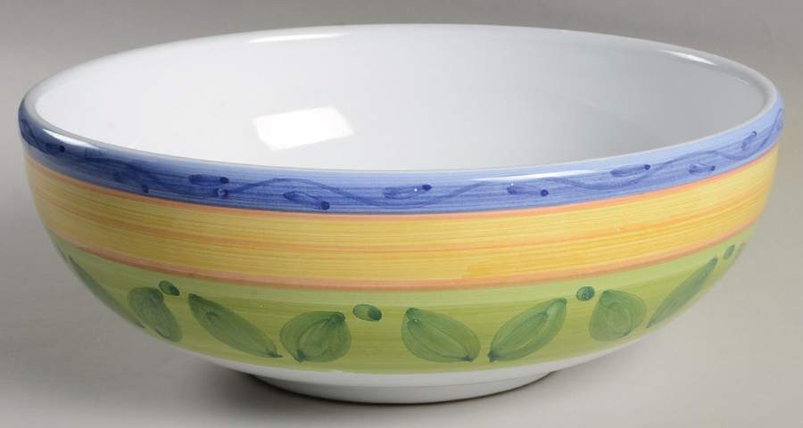 Simona 10" Round Serving Bowl by Caleca-1