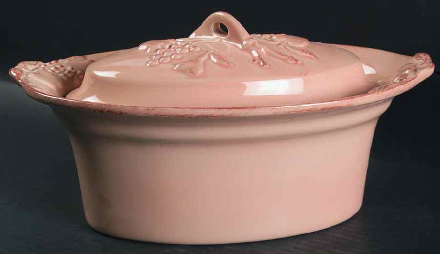 Madeira Harvest (Smoked Salmon) 1.5 Quart Oval Covered Casserole by Casafina-1
