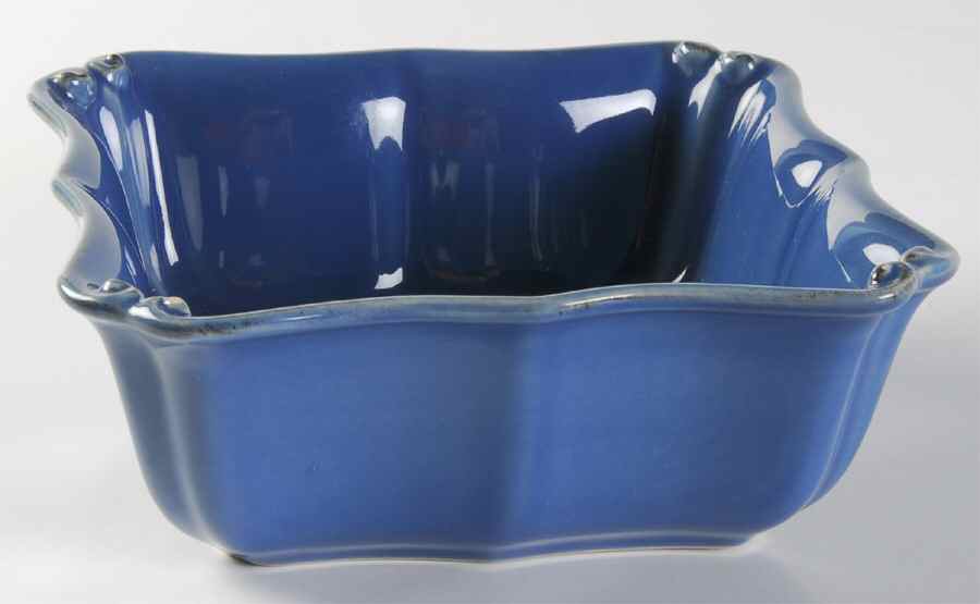 Vintage Port Blue Square Soup/Cereal Bowl by Casafina-1
