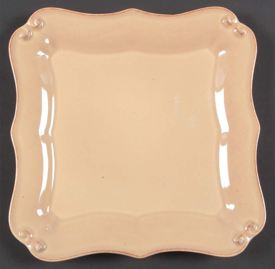 Vintage Port Mocha (Tan) Square Salad Plate by Casafina-1