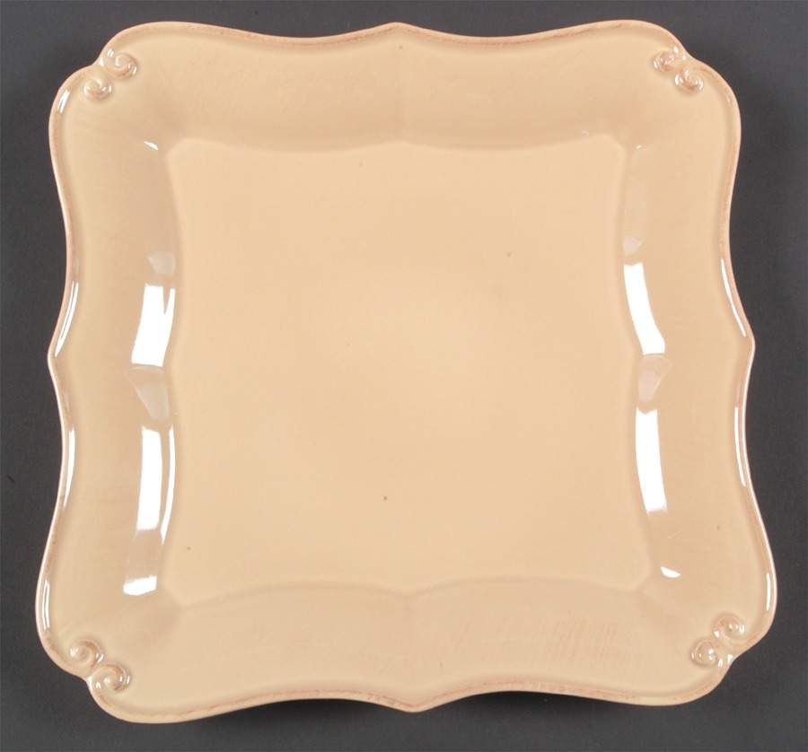 Vintage Port Mocha (Tan) Square Dinner Plate by Casafina-1