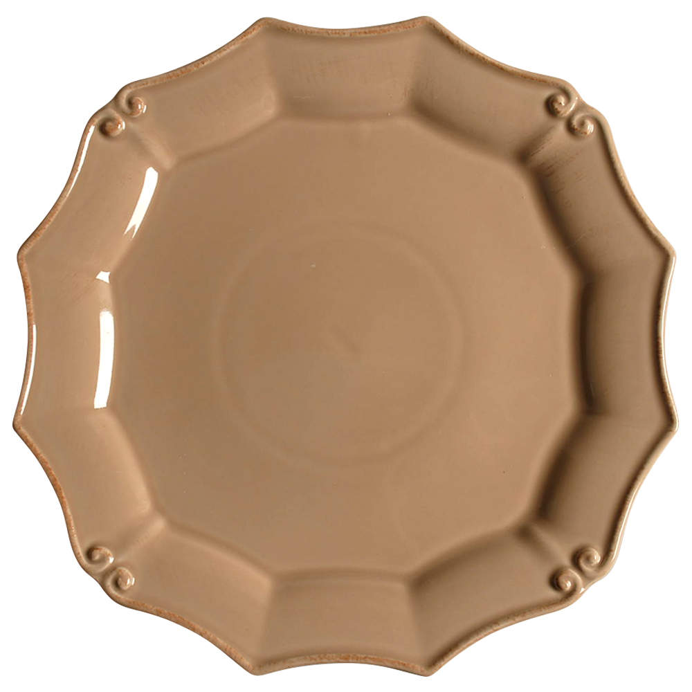 Vintage Port Mocha (Tan) Service Plate (Charger) by Casafina-1