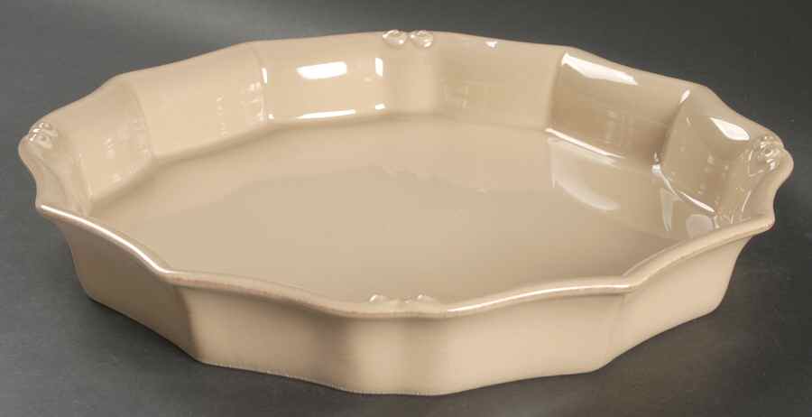 Vintage Port Mocha (Tan) 11" Pie Baking Plate by Casafina-1