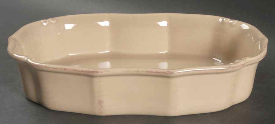 Vintage Port Mocha (Tan) 10" Oval Baker by Casafina-1