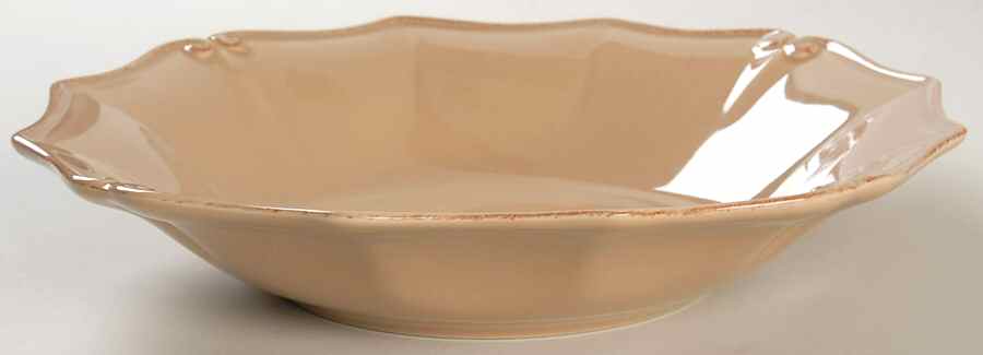 Vintage Port Mocha (Tan) 9" Individual Pasta Bowl by Casafina-1