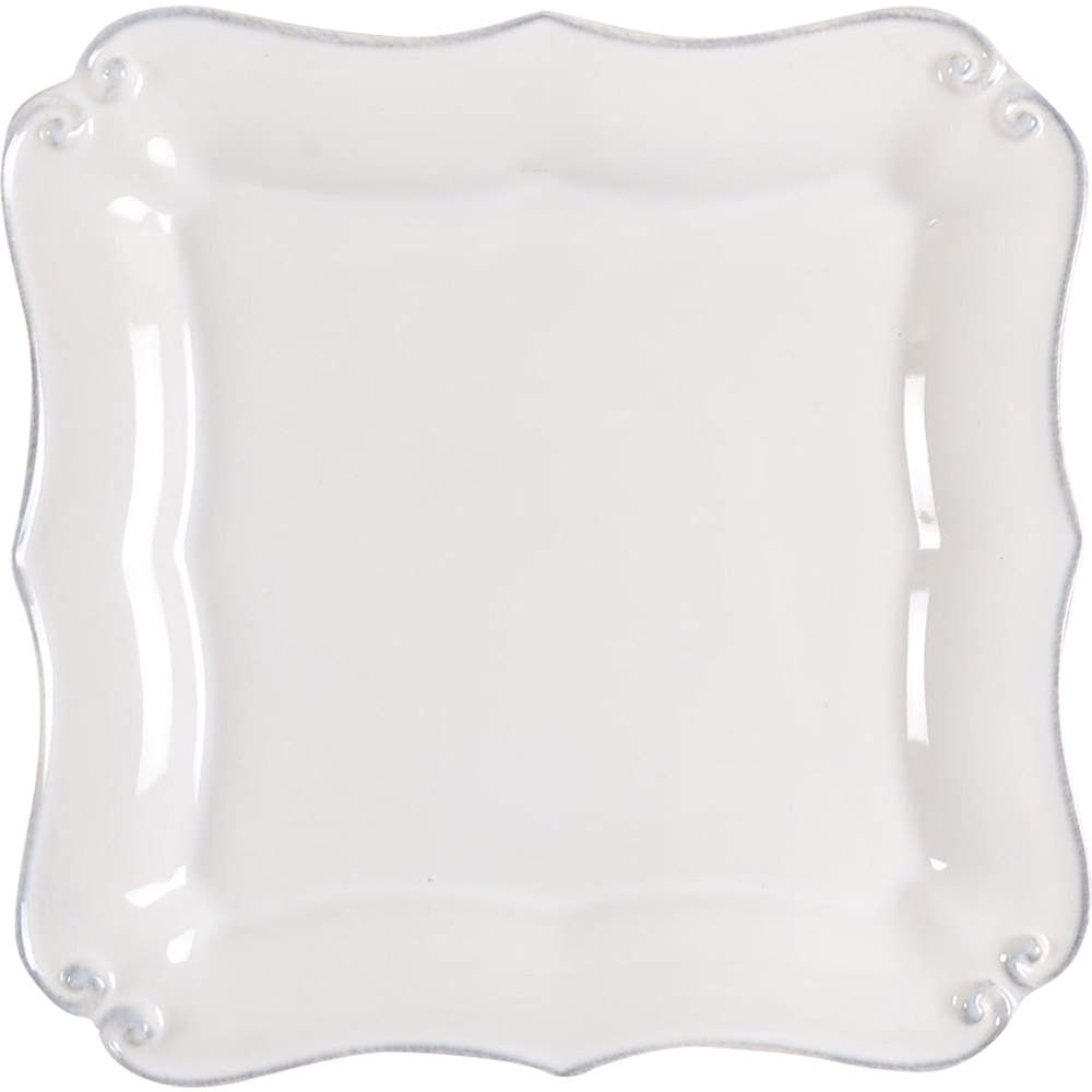 Vintage Port White Square Salad Plate by Casafina-1