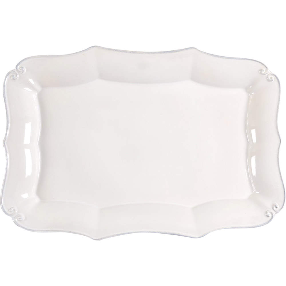 Vintage Port White 15" Rectangular Serving Platter by Casafina-1