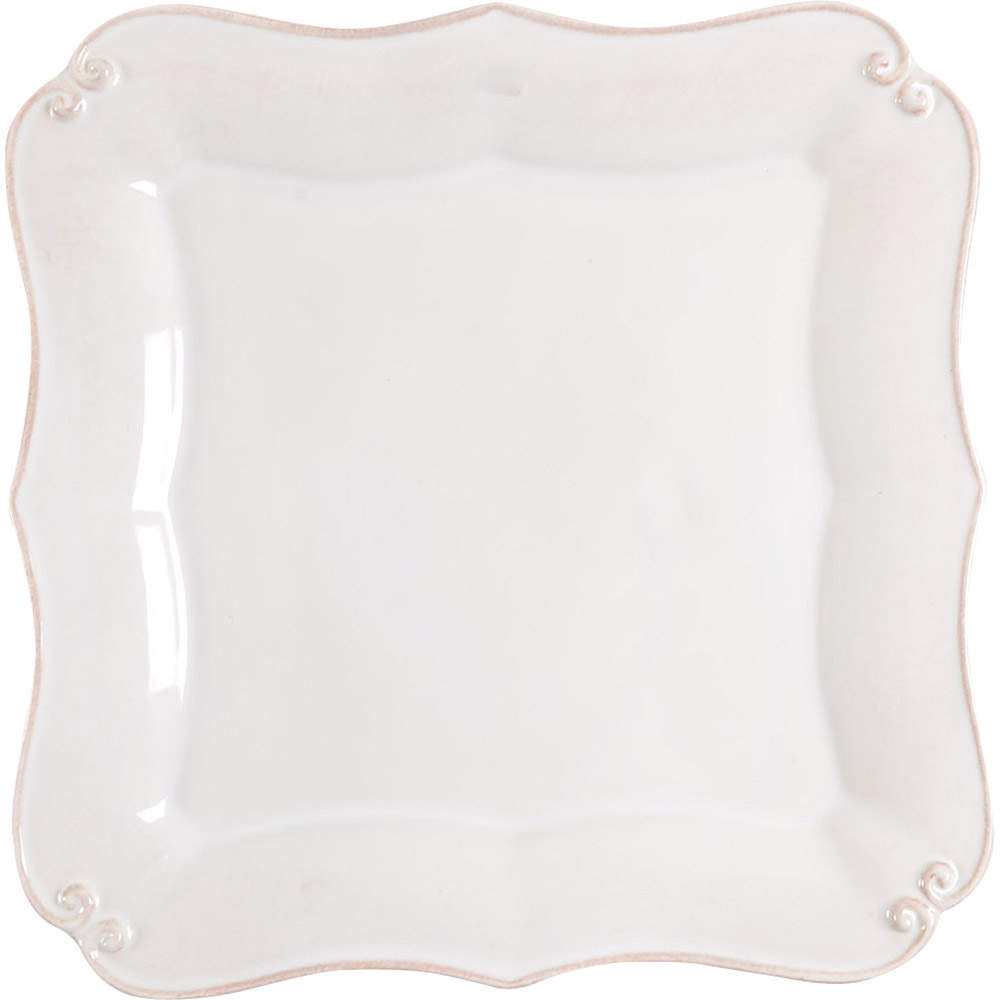 Vintage Port White Square Dinner Plate by Casafina-1
