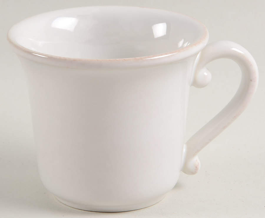 Vintage Port White Flat Cup by Casafina-1