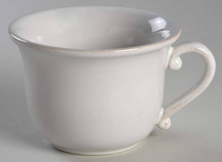 Vintage Port White Flat Cup by Casafina-1