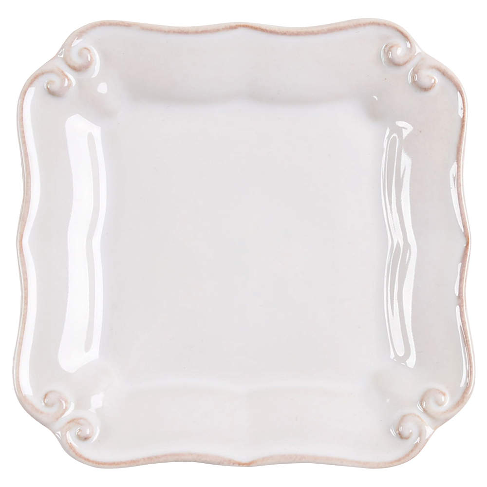 Vintage Port White Square Bread & Butter Plate by Casafina-1