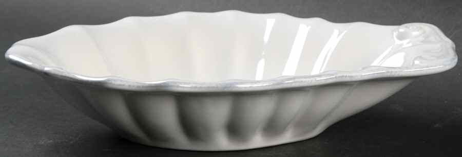Vintage Port White 9" Shell Shaped Dish by Casafina-1