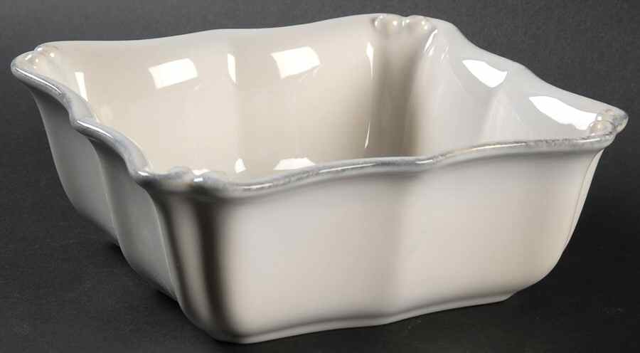 Vintage Port White Square Soup/Cereal Bowl by Casafina-1