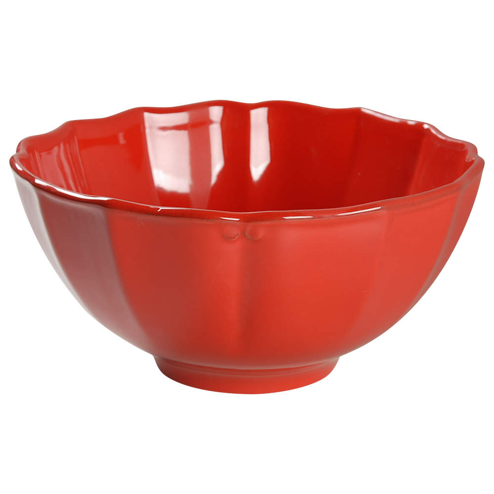 Vintage Port Red 9" Round Serving Bowl by Casafina-1