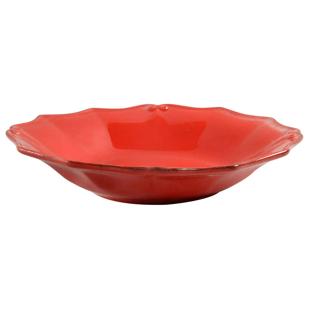 Vintage Port Red 9" Individual Pasta Bowl by Casafina-1