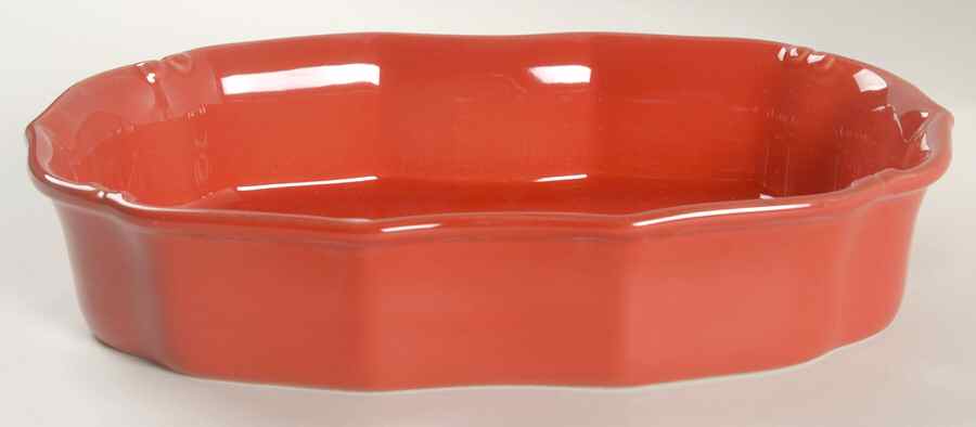 Vintage Port Red 10" Oval Baker by Casafina-1