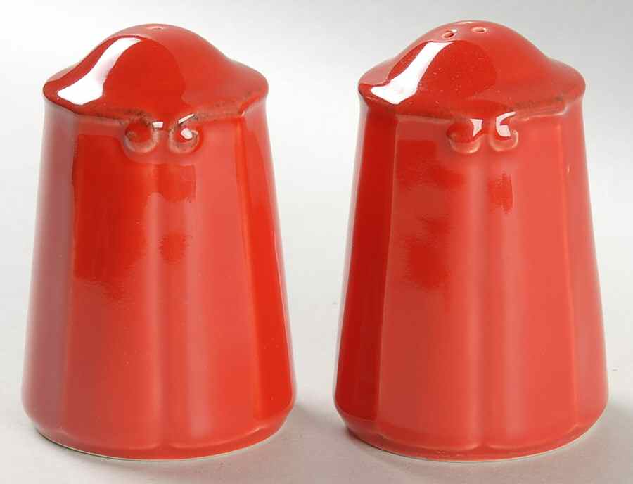 Vintage Port Red Salt & Pepper Set by Casafina-1
