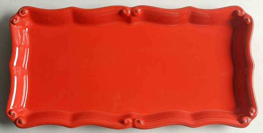 Vintage Port Red 11" Bread Tray by Casafina-1
