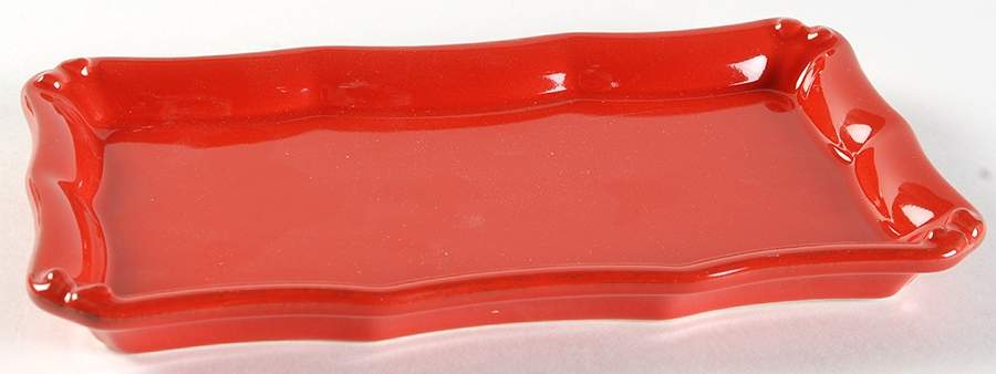 Vintage Port Red 1/4 Lb Butter No Lid by Casafina-1