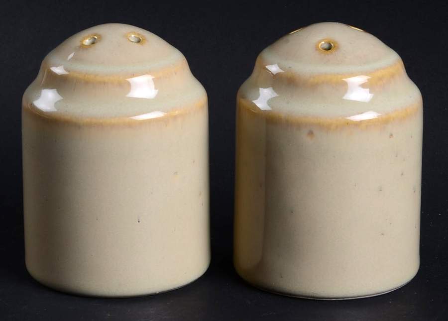 Cafe Capri Sand (Brown) Salt & Pepper Set by Casafina-1