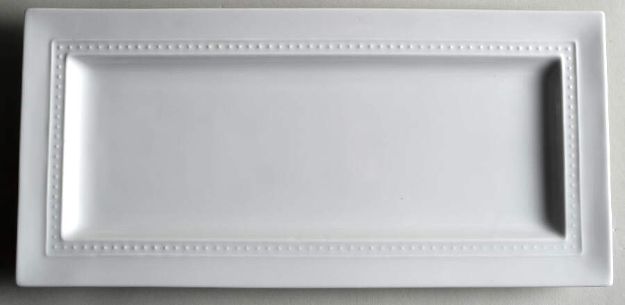 Staccato 13" Rectangular Serving Platter by Crate & Barrel-1