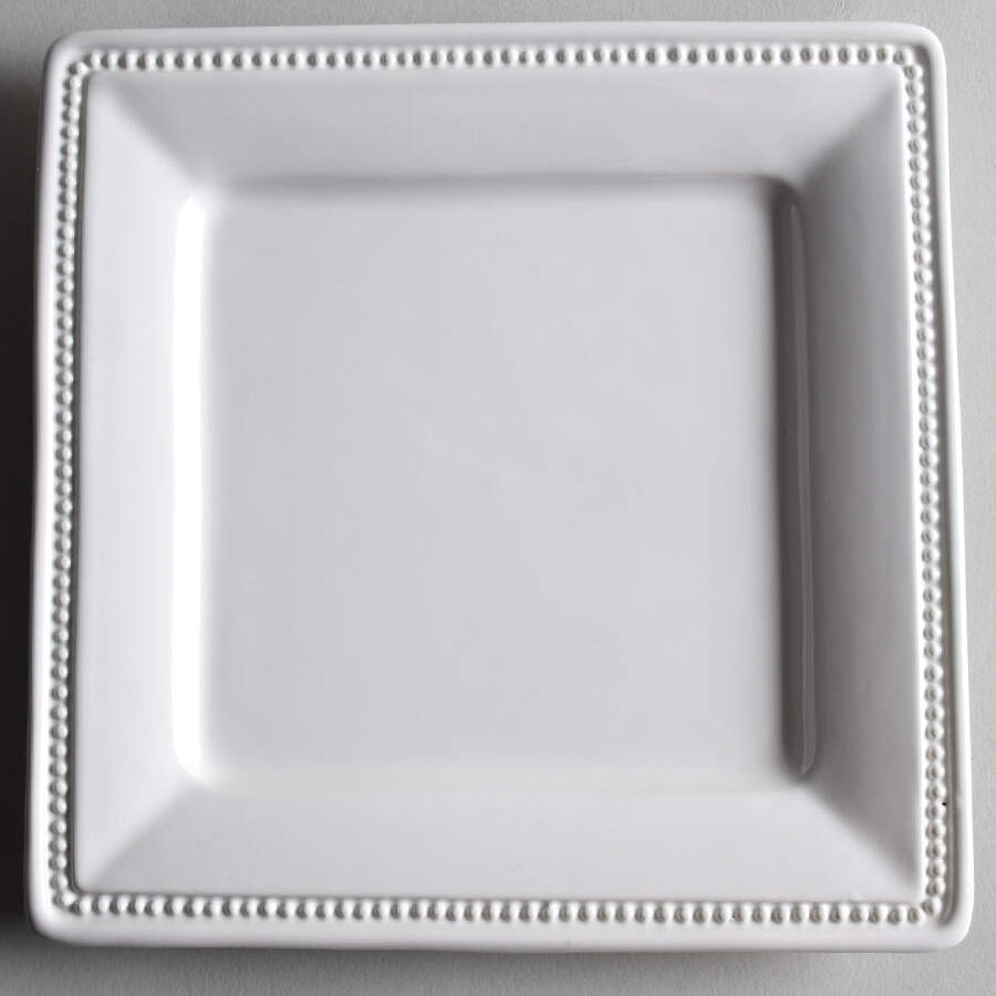Staccato Square Salad Plate by Crate & Barrel-1