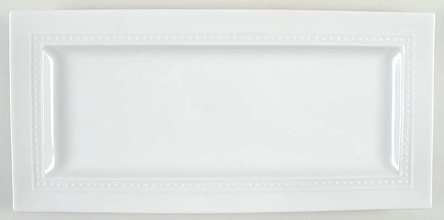 Staccato 14" Rectangular Serving Platter by Crate & Barrel-1