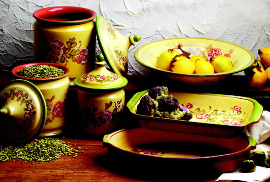 Flores Do Tejo 11" Large Salad Serving Bowl by Casafina-1